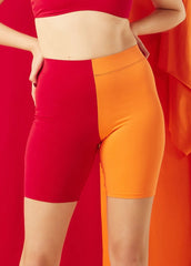 Bermudex Duo Vermelho/Laranja