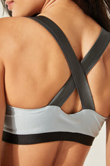 Top-se Cruzado Mara Azul Cashmere