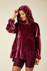 Blusão Velvet Roxo
