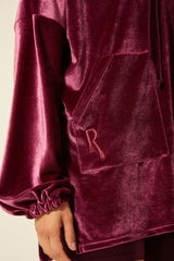 Blusão Velvet Roxo