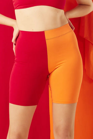 Bermudex Duo Vermelho/Laranja