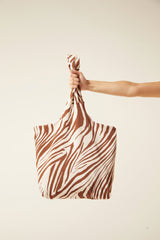 Sacola Zebrona Marrom