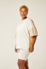 T-Veste Lisa Off e Bege