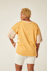 T-Veste Lisa Off e Bege