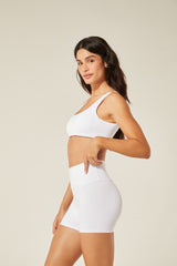 Shortudo Liso Branco