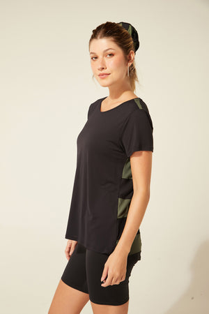 T-Veste Oricla Crepe Safari
