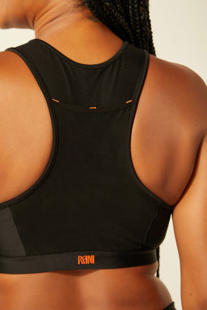 Top-se Nadador Tule Preto