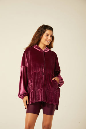 Blusão Velvet Roxo