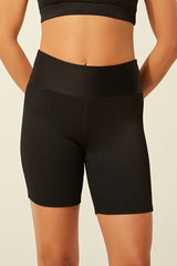 Bermudex Plissado Preto