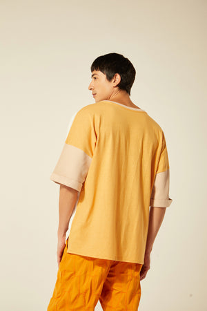 T-Veste Lisa Off e Bege