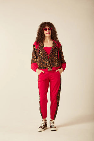 Se Jogger Faixa Pena Vermelho
