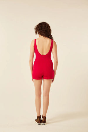 Macarena Shortudo Oricla Vermelho