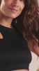 Top-se Plissado Preto
