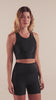 Cropped Gota Listrinha Preto