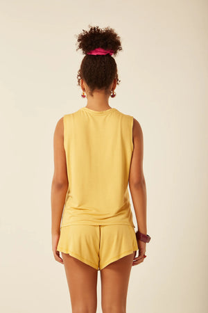 Shortudo Reconvexo Amarelo Banana