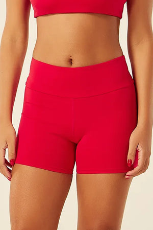 Shortudo Vermelho – short fitness feminino vermelho | Rani Fit