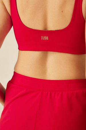 Se Jogger Faixa Pena Vermelho